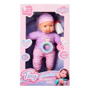 Muñeca Tiny Baby Juani 39 cm con sonidos 53734