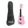 Ukelele Soprano Parquer FZU-002 Madera con Funda Rosa