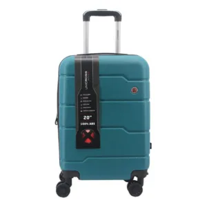 Valija Carry On Unicross 20″ Rígida 4 Ruedas Azul Petróleo