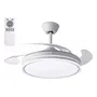 Ventilador de Techo Home World 4 Aspas Retráctil Blanco