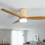 Ventilador Techo Smart Wifi Miami Madera Beige 1.32m 3 Lámparas