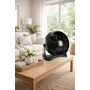 Ventilador Eiffel Turbo 12″ Inclinable 3 Velocidades Aspas Negras